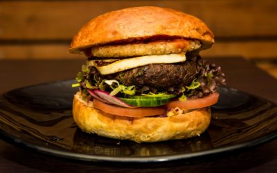 Colourful Veggie Burger